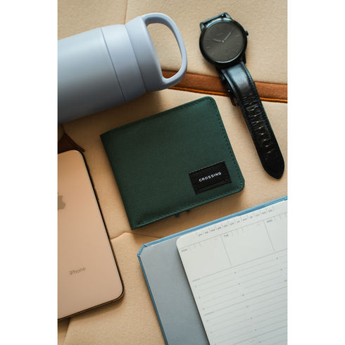 Crossing Bifold Wallet with Coin Pocket RFID